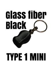 TYPE1 MINI グラスファイバーブラック　グリップキーホルダー　クイックリリース　取り外し可能　自動車　バイク　アウトドア　スナップオン　マックツール