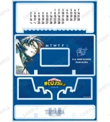 【中古】カレンダー 僕のヒーローアカデミア 飯田天哉 Ani-Art 第5弾 卓上アクリル万年カレンダー