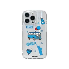 BOOGIE WOOGIE ブギウギ オーロラケース for iPhone 13 Pro Blue BW22011i13PBL