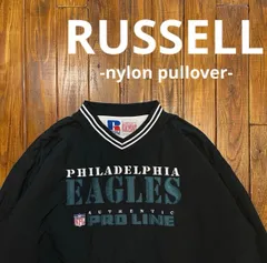 【RUSSELLラッセル】イーグルス NFL オフィシャルプルオーバージャケット