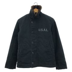 【中古】ALPHA INDUSTRIES N-1デッキジャケット サイズS 20521-401 ネイビー アルファ [17]のサムネイル