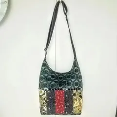 ♦値下げ　着物地　ショルダーバッグ　ハンドメイド