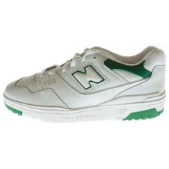 New Balance (ニューバランス) BB550SWB ローカットトスニーカー US11/29.0cm ホワイト/グリーン