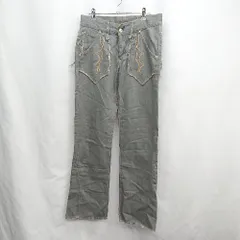 ◇ Θ EDWIN エドウィン カットオフ 503 SS ストレートパンツ サイズ29×31 グレー メンズ E  【1410290006535】