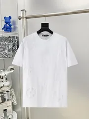 【今日特価】Louis Vuitton 2025SS Premium Embroidered T-Shirt