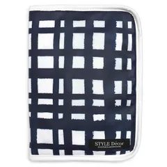 COLORFUL CANDY STYLE 新品   マルチケース 母子手帳ケース ファスナータイプ マルチケース インディゴチェック ギンガムチェック 北欧 モダン マルチケース 母子手帳ケース カバー ブランド ファスナー おしゃれ 二人用 2人用