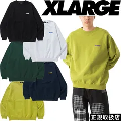 XLARGE エクストララージ STANDARD LOGO CREWNECK SWEATSHIRT 101233012006 公式 正規品 新品 送料無料