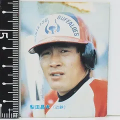 カルビープロ野球カード1981年近鉄バファローズNo.48梨田昌崇 カルビープロ野球カード1981年No.66近鉄バファローズ8梨田昌嵩