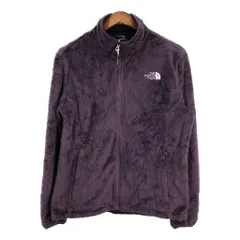 THE NORTH FACE ノースフェイス フリースジャケット アウトドア ワンポイントロゴ パープル (レディース XL) 中古 古着 R7580