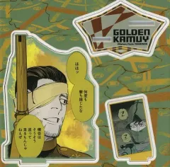 【中古】アクリルスタンド・アクリルパネル 尾形百之助＆ヴァシリ エモーショナルアクリルジオラマ 「ゴールデンカムイ展」