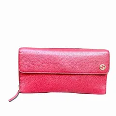グッチ GUCCI インターロッキングG 449397 レッド 財布 長財布
