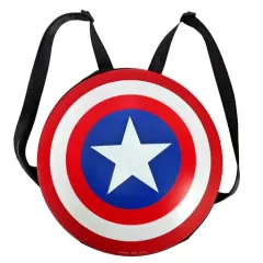 【中古】バッグ キャプテン・アメリカ プラチナムザッカシールド型ハードカバーリュック 「MARVEL COMICS」