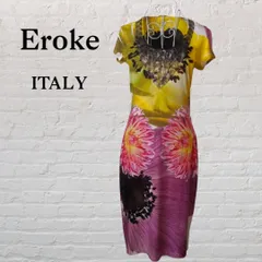 ero Ke マツオインターナショナル　花柄　ワンピース　イタリア製　サイズ38