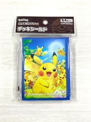 ポケモンカードゲーム デッキシールド ピカチュウ大集合 64枚入り 未開封