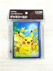 【新品未開封】 ポケモンカードゲーム デッキシールド ピカチュウ大集合 64枚入り 日本製