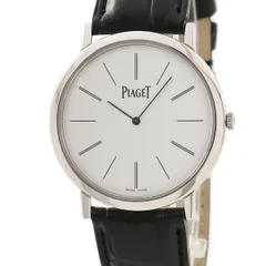 ピアジェ PIAGET 腕時計 アルティプラノ オリジン 38mm K18WG 未使用他社製クロコバンド 純正K18WG無垢製尾錠 ロジウム加工K18WG無垢 白 バー 薄型  G0A29112【中古】のサムネイル