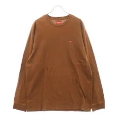 SUPREME (シュプリーム) 22SS Small Box Logo L/S Tee スモールボックスロゴ ロングスリーブTシャツ 長袖カットソー ブラウン