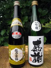 お中元「越乃寒梅　別撰」＋「感謝ラベル酒」【送料無料】日本酒/父の日　お父さん/プレゼント　父の日/プレゼント　父の日/酒