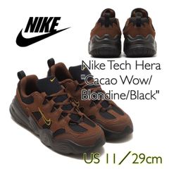 NIKE TECH HERA ナイキテックヘラ　ブラウン/ブラック　茶/黒 日本未発売 NIKE W TECH HERA 