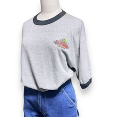 【USA古着】 リンガー　ワンポイント　テキサス　グレー　ブラック