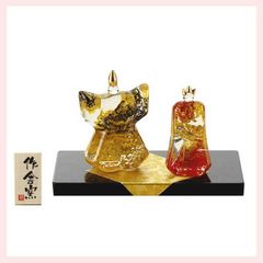 8883)Multi Glass 雛人形 お雛様 ガラス細工 - メルカリ