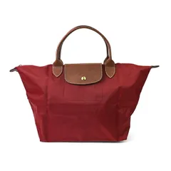 新品 ロンシャン LONGCHAMP ハンドバッグ ル プリアージュ トップハンドルバッグ Mサイズ レッド