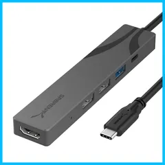 【人気商品】マルチポートUSB-Cハブ（Power Delivery、HDMI出力、USB SABRENT Aポート×3） [HB-SHPU]