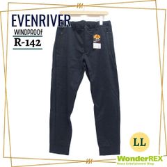 【未使用品】EVENRIVER 防風 ストレッチパンツ  防寒パンツ R-142  LLサイズ ネイビー 秋冬 防寒服 作業服 作業着  イーブンリバー
