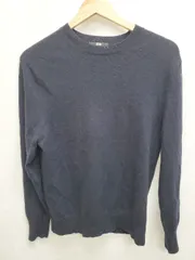 ◇ UNIQLO ユニクロ 長袖 ニット セーター サイズL ネイビー レディース P  【1406240012183】