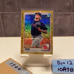 2020 Topps Bowman Chrome Tanner Houck 28/50 Boston Red Sox Gold Shimmer Refractor Parallel  カード