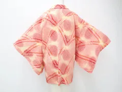 【京松】リサイクル着物 羽織 総絞り 羽織紐別売り 正絹 身丈約79.5cm 裄丈64.5cm kyo7z09-1102