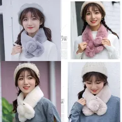 レディース  マフラー・ストール 秋冬 ネックウォーマー 防寒 可愛い