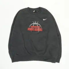 NIKE ナイキ プリントトレーナー BIGシルエット グレー XL　B202507