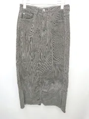 ◇ Healthy denim ヘルシーデニム コーデュロイ スリット ロング丈 タイト スカート サイズ0 ブラウン レディース P  【1405090009404】のサムネイル