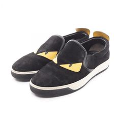 FENDI スリッポン モンスター バグズアイ スニーカー ネイビー 8