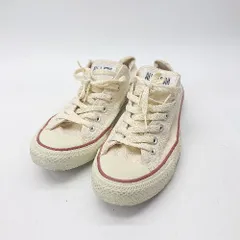 ◇ Θ CONVERSE コンバース ローカット スニーカー シューズ サイズ26 オフホワイト レディース E  【1505290013963】