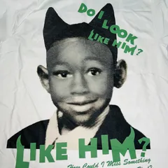 Tyler the creator LIKE HIM Tシャツ　Lサイズ Tyler The Creator Do I Look Like Him Like Him How Could I
