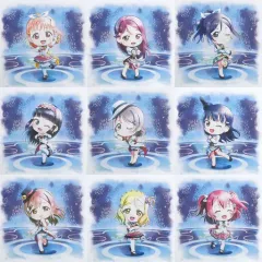 【中古】キャンバスボード・キャンバスアート 全9種セット MIRAI TICKETキャンバスボード 「一番くじ ラブライブ!サンシャイン!! 5th Anniversary」 J賞