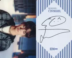 【中古】コレクションカード(男性) ENHYPEN/ジョンウォン(JUNGWON)/裏面印刷サイン入り/CD「BORDER ： CARNIVAL(DOWN ver.)」封入特典レンチキュラーカード