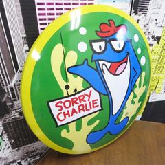 SORRY CHARLIE ドームメタルサイン チャーリー・ザ・ツナ ビンテージ風看板 インテリア雑貨