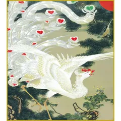 kei◇◆中国美術　掛け軸　3点セット　二匹のニワトリさん　時代品　在銘 kei◇◇中国美術 掛け軸 3点セット 二匹のニワトリさん 時代品