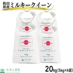 米 お米 ミルキークイーン 20kg（5kg×4袋） 白米 精米 秋田県産 令和5年産 古代米お試し袋付き