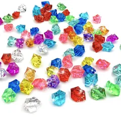 新品 LYHMHAMY カラー宝石 宝石おもちゃ アクリルスト【200個セット】フェイクアクリル宝石 プラスチック宝石 宝石 おもちゃ 花瓶の詰め物 水晶 底砂・砂利 水族用品 水槽 結婚式 誕生日 舞台