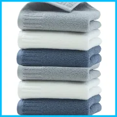 【特価商品】6枚セット ハンドタオル 無地 タオル おしゃれ 綿100% 吸水速乾 TMVOK 35*35cm 抗菌防臭 家庭用、ホテル、業務用、スポーツなどにも最適 四季通用