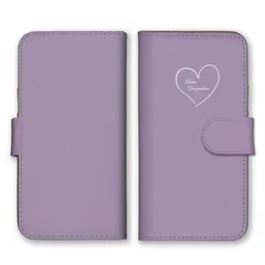 iPhone 16 Pro ケース 手帳型 アイフォン16プロ スマホケース 携帯ケース 韓国 くすみカラー ハート ピンク パープル グレージュ 大人可愛い 大人女子 シンプル  スマホカバー カラー04