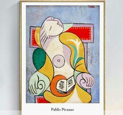 ピカソ　絵画　油彩　油絵 ピカソ 80CM 大作25号 直筆肉筆油彩画 「ラス・メニーナス