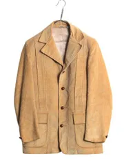 【お得なクーポン配布中!】 80s エルエルビーン ノーフォーク テーラード ジャケット メンズ M 程/ 80年代 ヴィンテージ LLBEAN ブレザー 太畝 コーデュロイ ブラウン