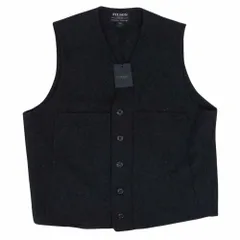 美品 希少フィルソン レザー&コットン ダウンベスト⭐️渋カッコいい