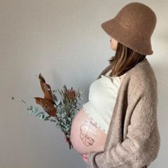 【半額以上】マタニティペイントシール マタニティフォトシール blanco ブランコ 妊婦 妊娠 赤ちゃん baby 週数 セルフマタニティフォト ベリーペイントシール 週数 妊婦 マタニティ