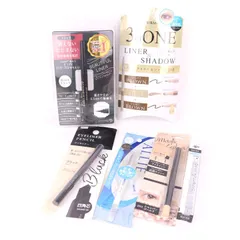 カネボウ/ちふれ他 アイライナー 6点セット 未使用 100均含む まとめて 大量 コスメ レディース KANEBO etc. 【中古】